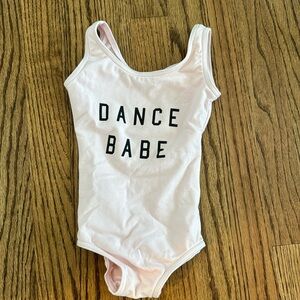 Capezio pink leotard toddler Dance babe